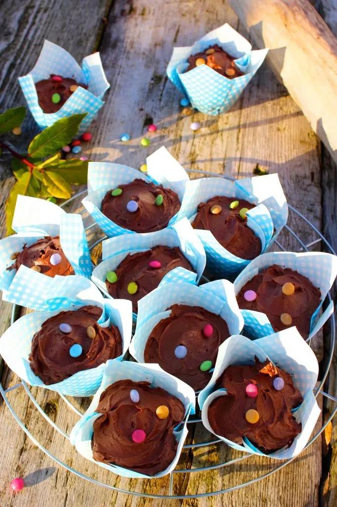 Schokoladen-Cupcakes - Einfache Rezepte