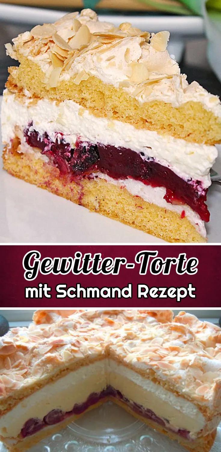 Gewittertorte Mit Kirschen Und Bananen - Garret Johnston