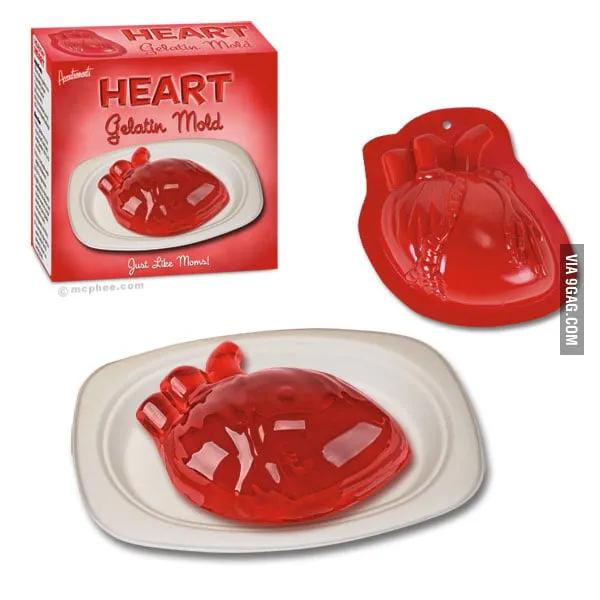 Heart Gelatin Mold - 9GAG