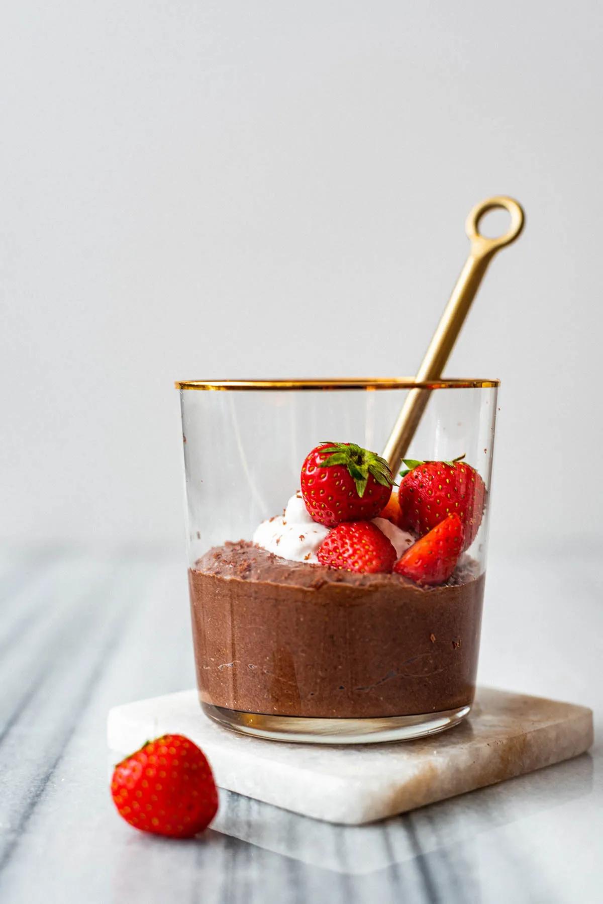 Chocolate Chia Mousse - Occasionally Eggs