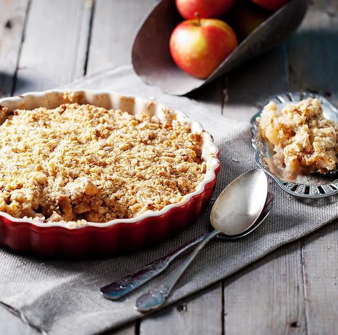 Recette Crumble aux pommes à la cassonade