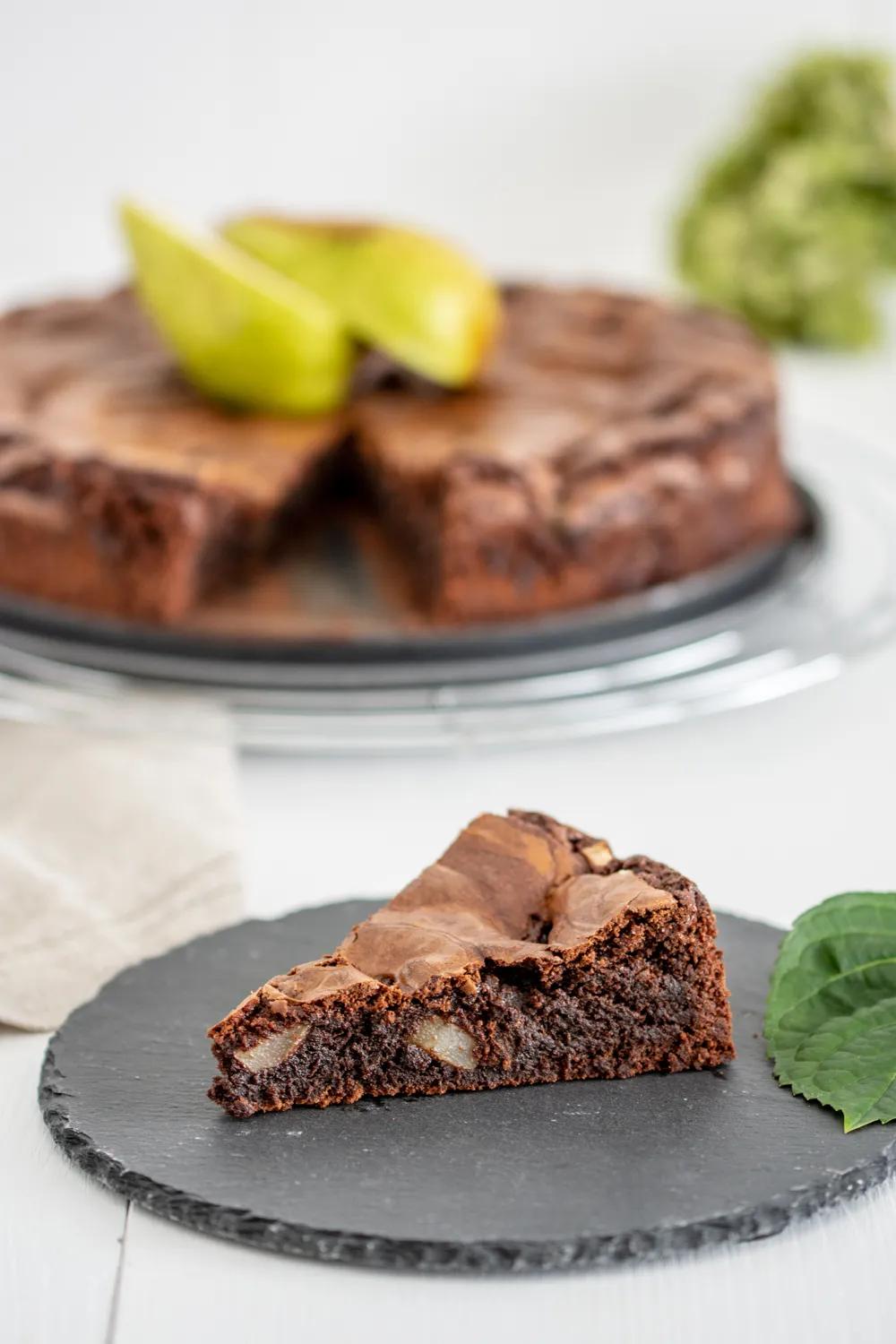 Saftigster Schoko Birnen Kuchen aller Zeiten - Baking Barbarine