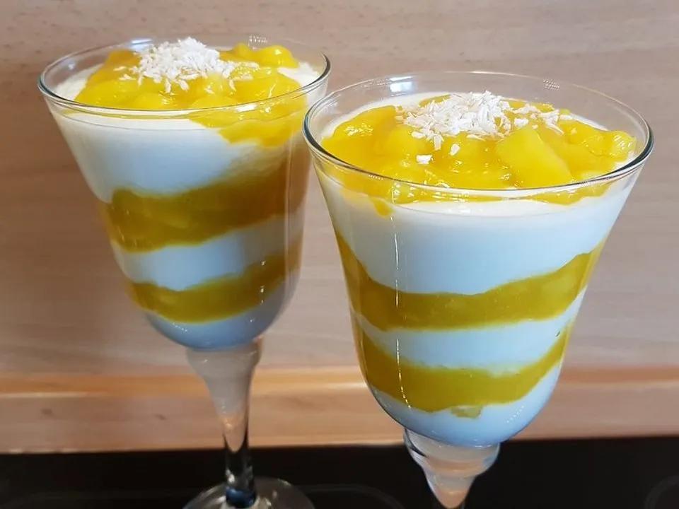 Frisches Dessert mit Mango von Whoopy000 | Chefkoch