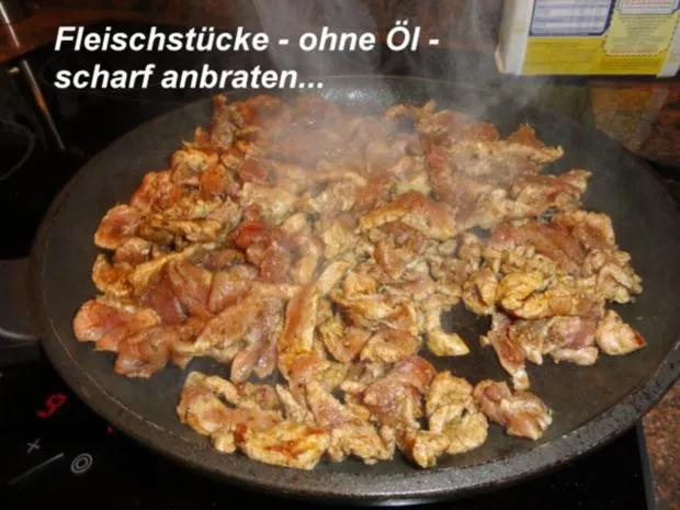 Fleisch: GYROS - ZWIEBEL - PFANNE - Rezept - kochbar.de