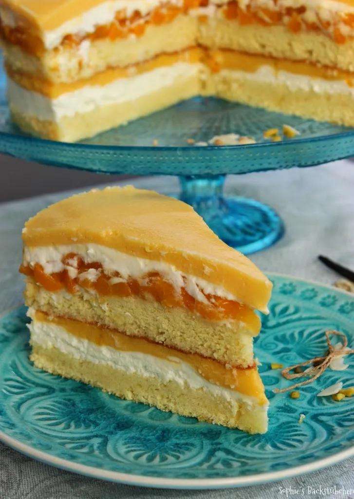 Sophie´s Backstübchen: Pfirsich-Maracuja-Torte