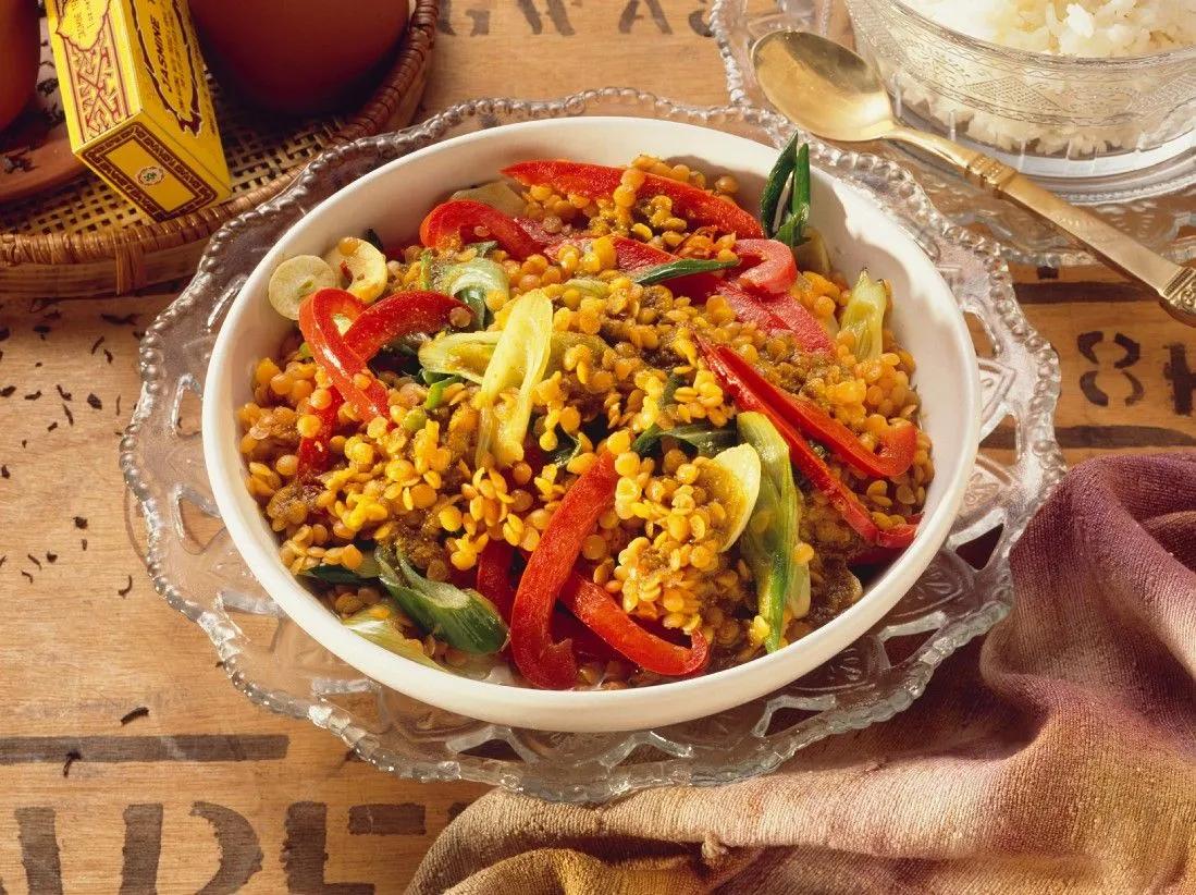 Curry-Gemüse mit roten Linsen Rezept | EAT SMARTER