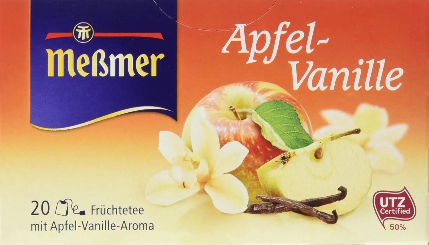 Meßmer Apfel-Vanille, 20 Beutel, 10er Pack (10 x 55 g): Amazon.de ...