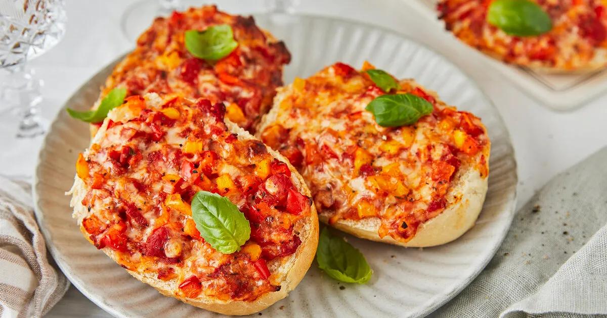 Vegetarische Pizzabrötchen – das weltbeste Rezept – SO gut | Einfach Kochen
