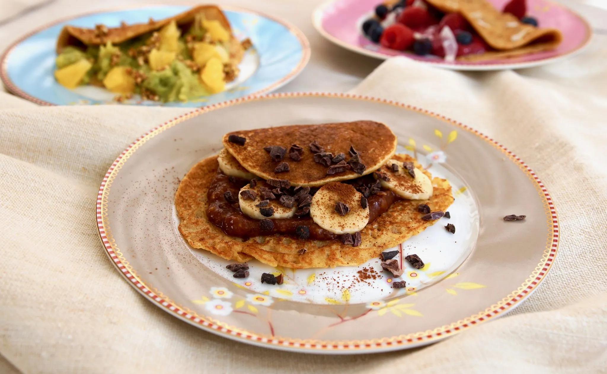 Eiweiß-Pfannkuchen ohne Ei - Protein Pancakes - Dagmar von Cramm