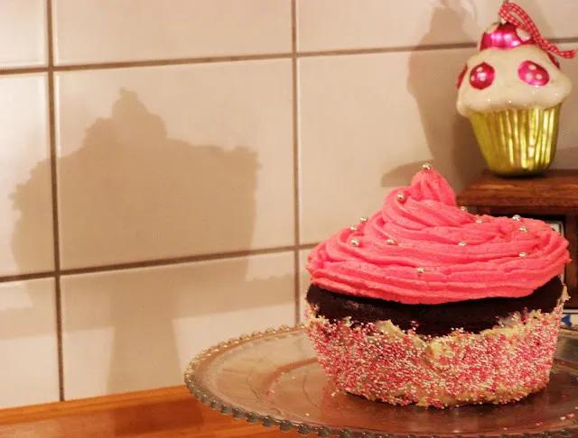 Baiserhäubchen : Riesen-Cupcake