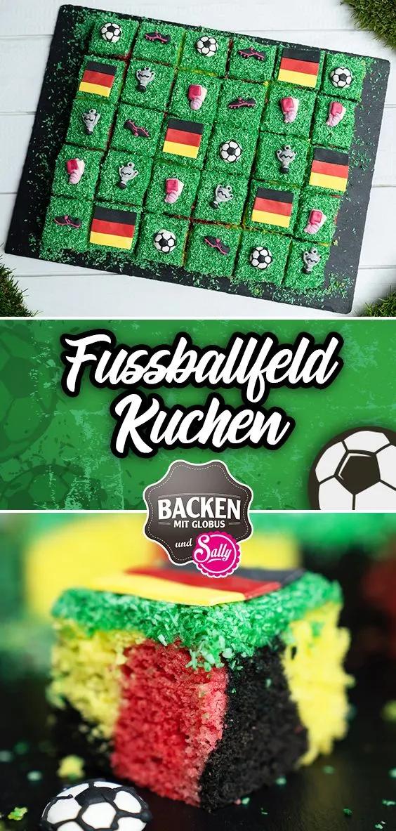 Fussballkuchen Fussballfeld — Rezepte Suchen