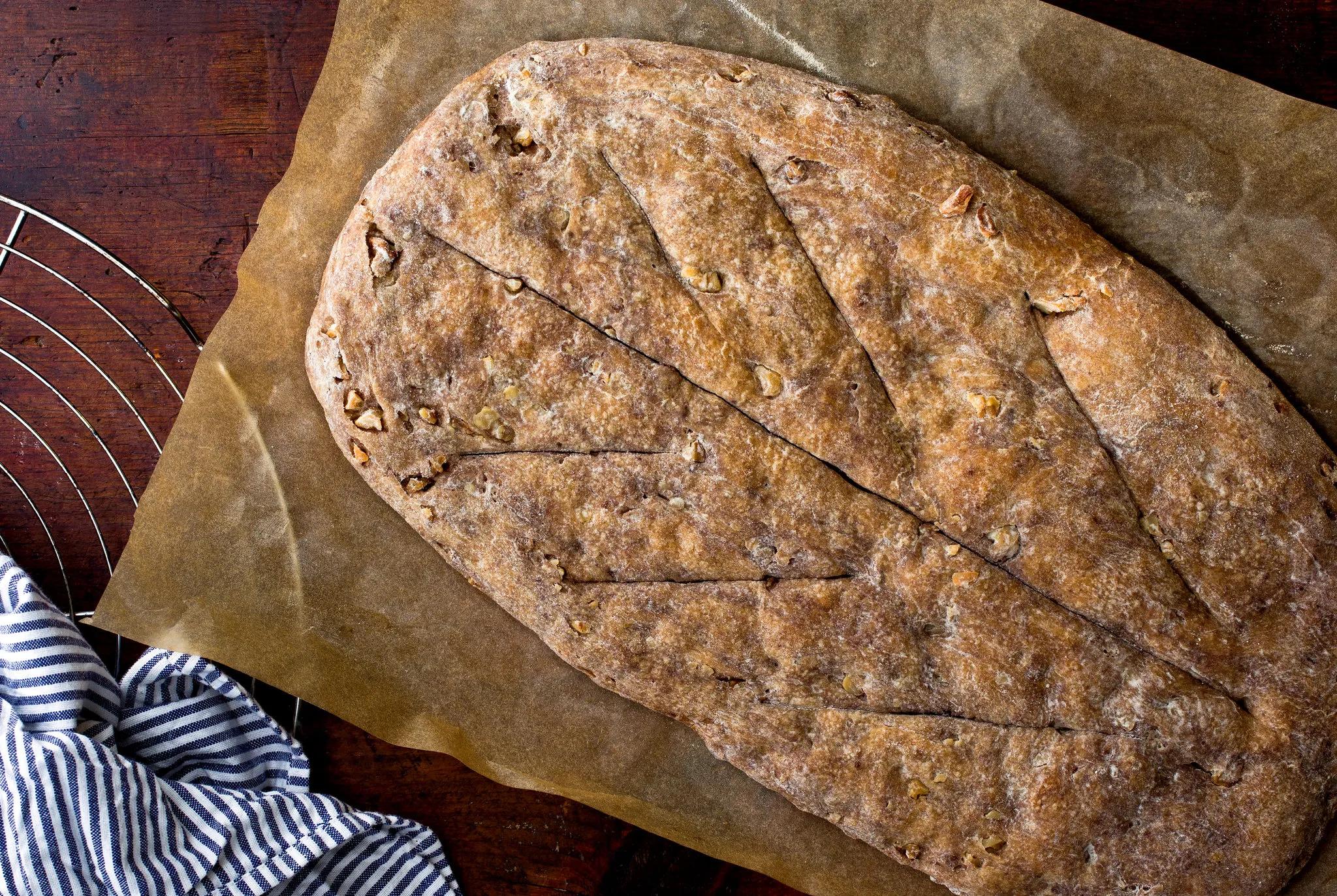 Walnut Fougasse or Focaccia Recipe - NYT Cooking