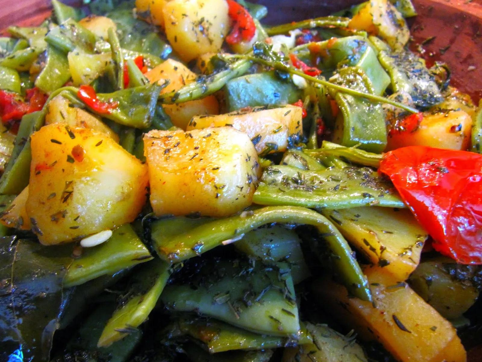 So koche ich Vegetarisch und Vegan: Grüne Bohnen mit Kartoffeln in der ...