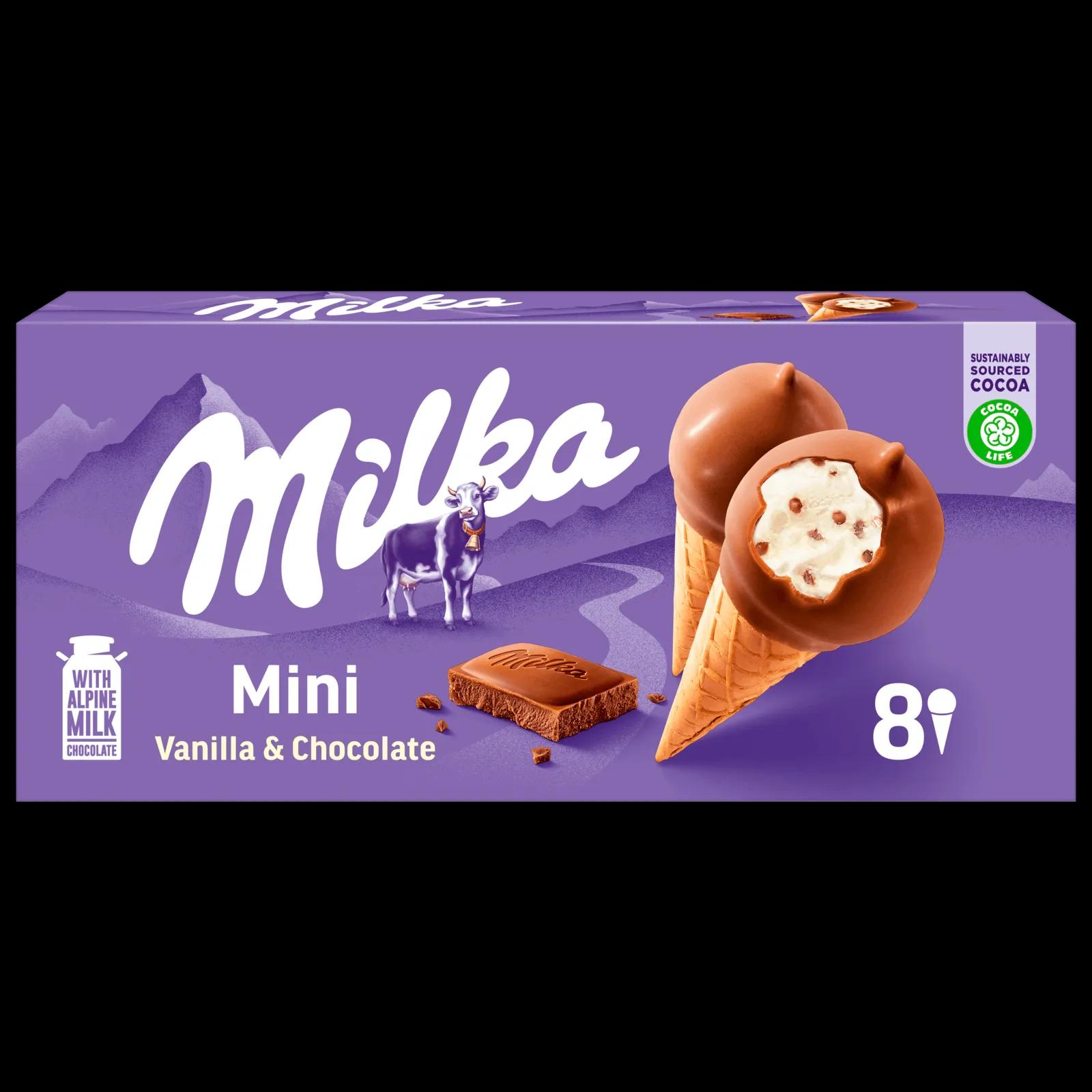 Milka Mini Cones 8x25ml bei REWE online bestellen!