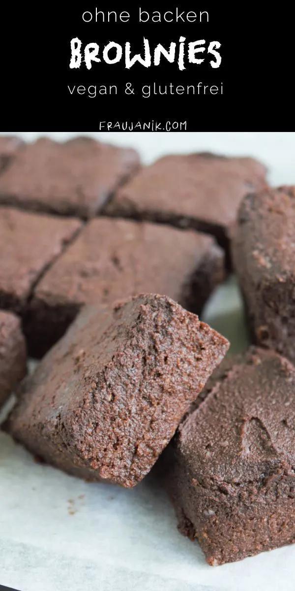 Brownies ohne backen - Frau Janik | Brownies ohne backen, Lebensmittel ...