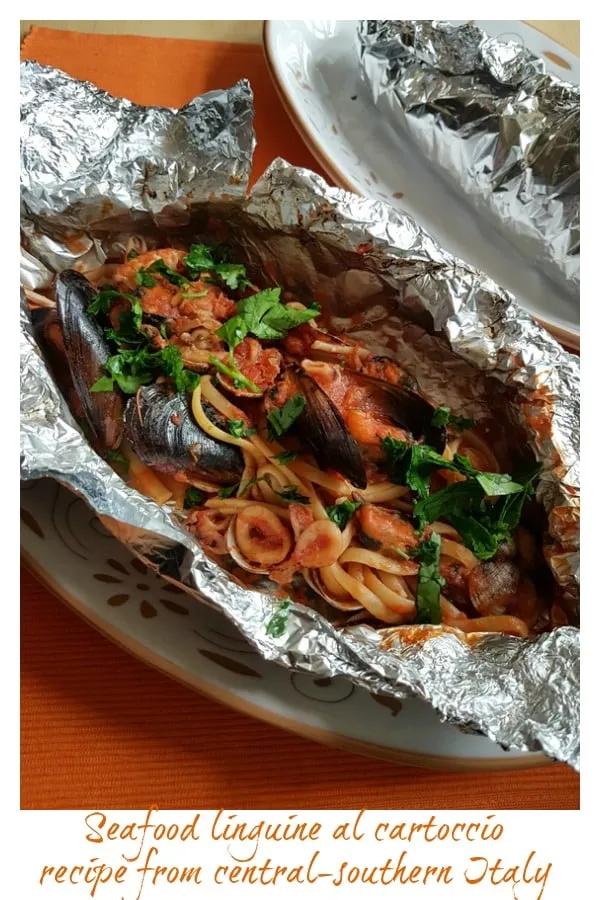 Seafood Linguine al Cartoccio (in foil) – The Pasta Project