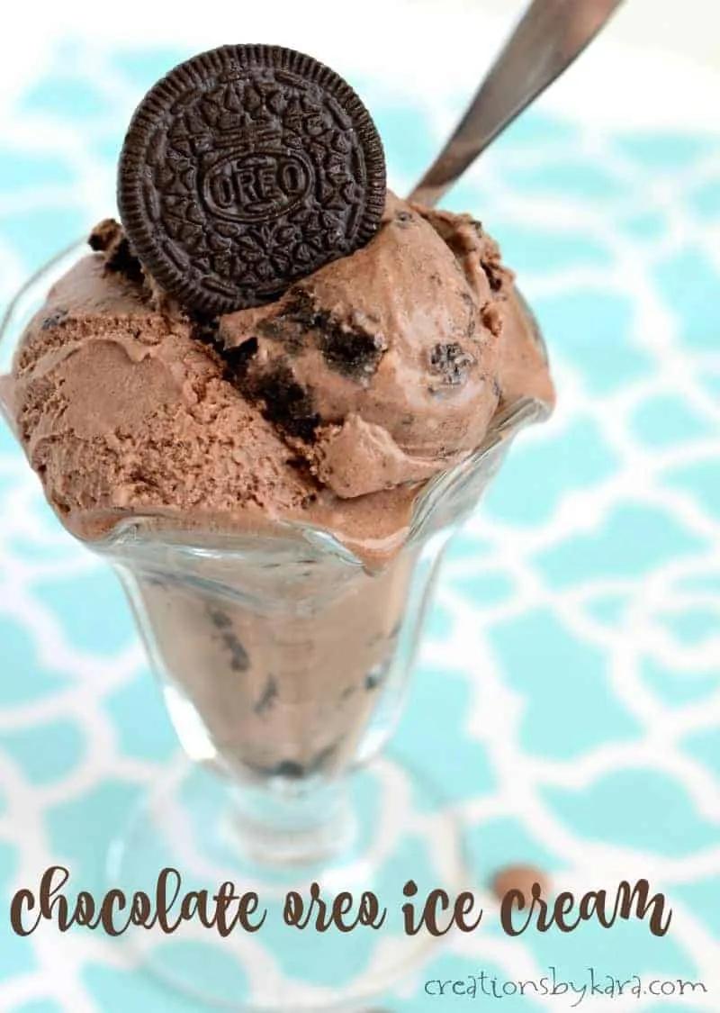 Chocolate Oreo Ice Cream Recipe