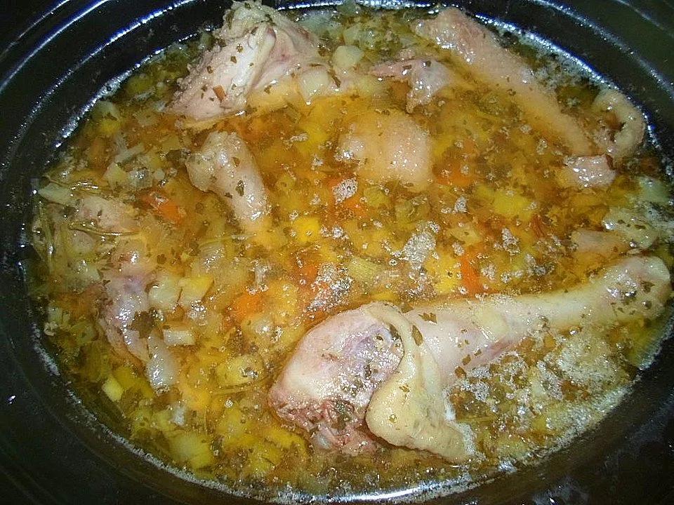 Hühnersuppe aus dem Slow Cooker von LenaBrinke | Chefkoch