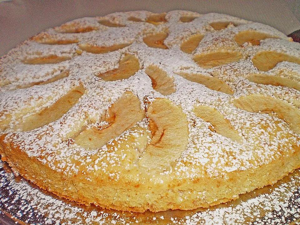 Vanille - Mandel - Kuchen mit Apfel| Chefkoch