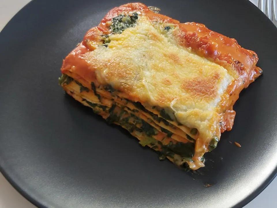 Vegetarische Spinat-Gemüse-Lasagne mit Tomatensoße von Caro_Dame | Chefkoch