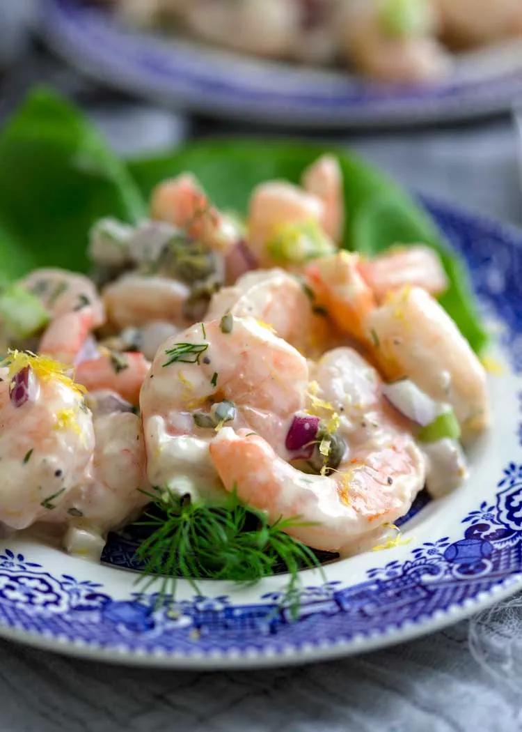 Zesty Shrimp Salad + Video | Kevin Is Cooking