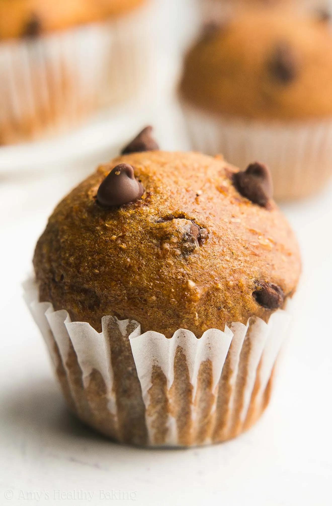 Chocolate Chip Gingerbread Mini Muffins | Amy&amp;#39;s Healthy Baking