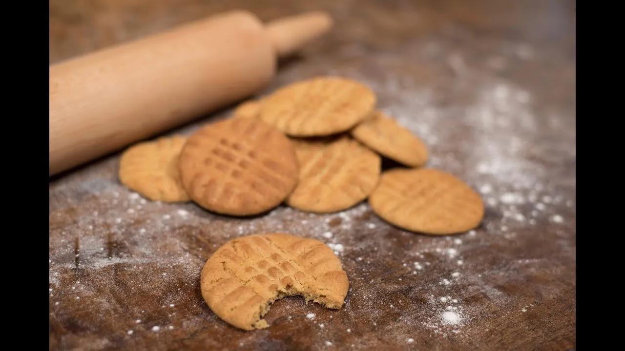 Erdnussbutter Plätzchen (Peanut Butter Cookies) - typisches ...