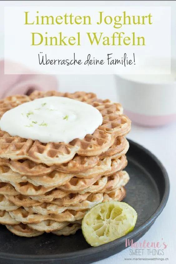 Limetten Dinkel Joghurt Waffeln - Marlenes sweet things | Rezept ...