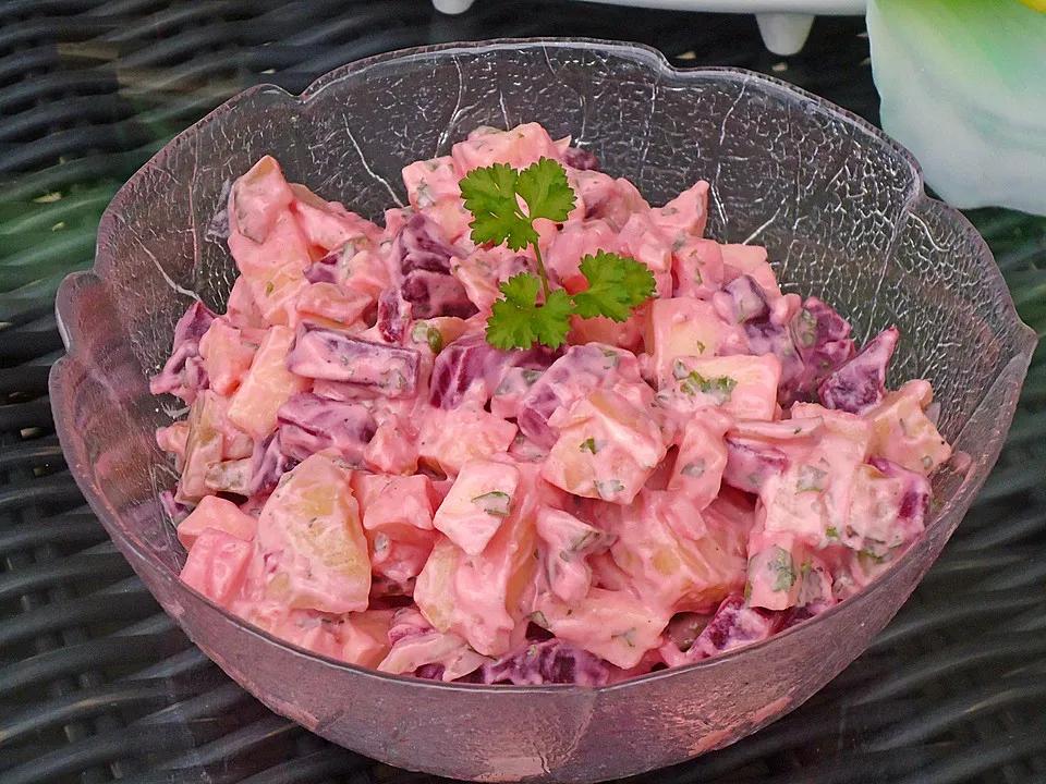 Roter Kartoffelsalat (Rezept mit Bild) von angelika2603 | Chefkoch.de