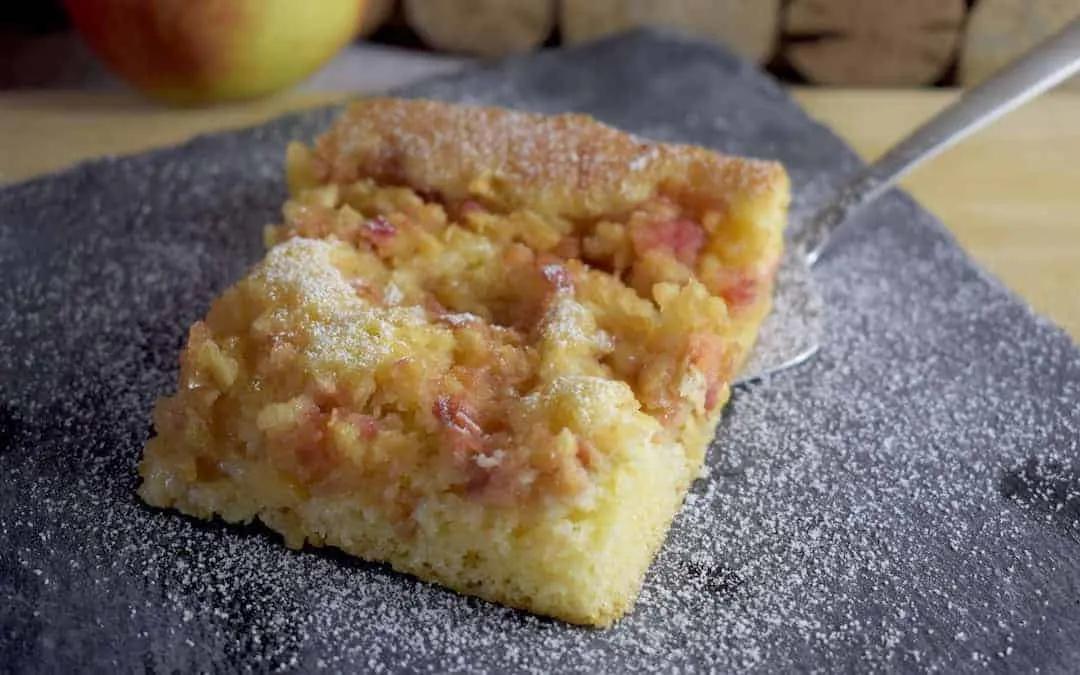 Schneller Apfelkuchen vom Blech aus dem Thermomix® - mein ZauberTopf