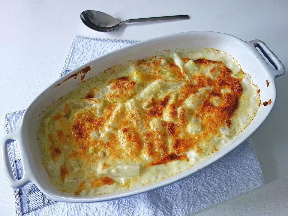 Spargel Kartoffel Gratin Mit Speck - baghdaddys