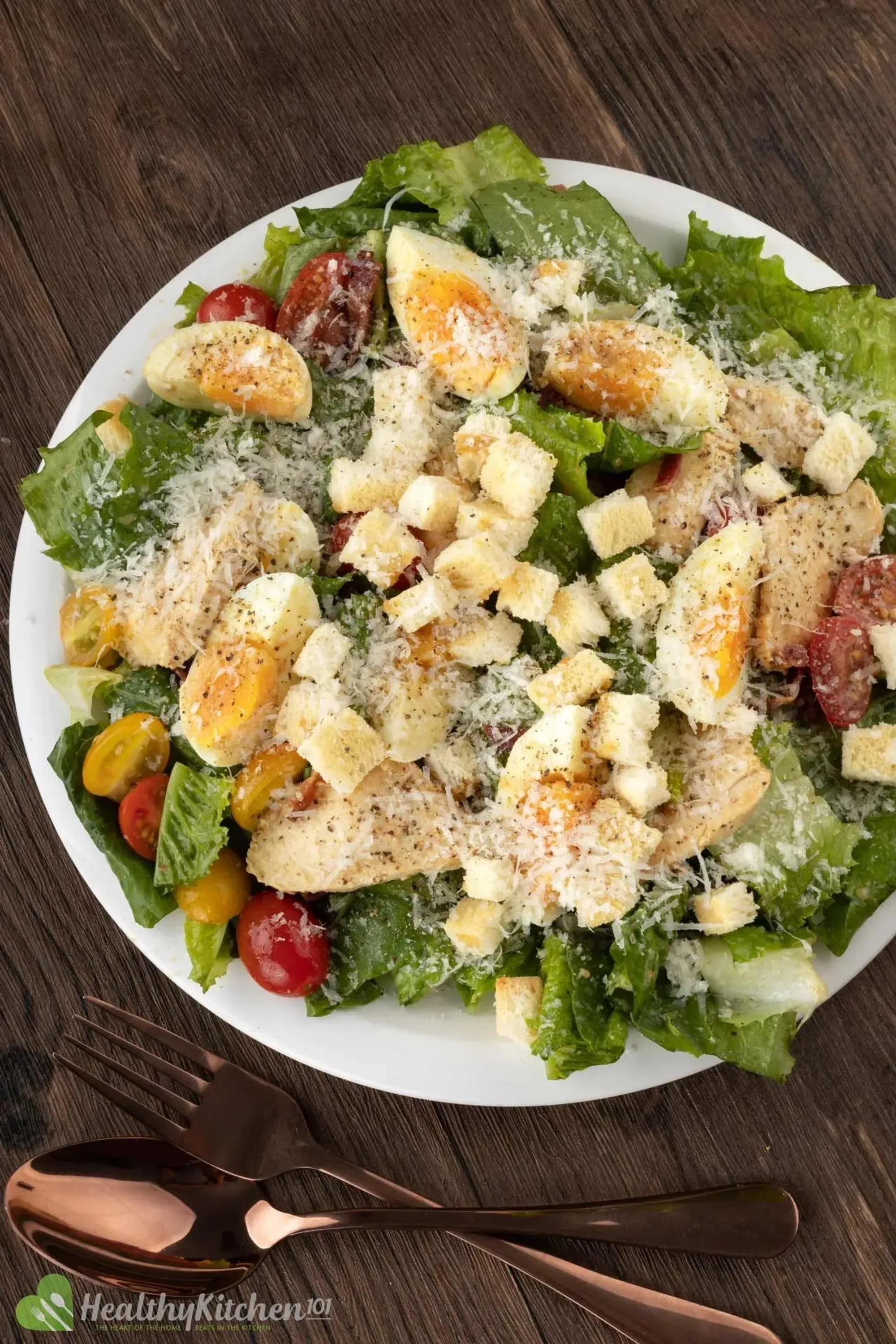 Healthy Caesar Salad - My Recipe Magic