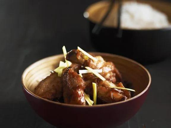 Hähnchenflügel in Marinade auf japanische Art | Recipe | Chicken wing ...