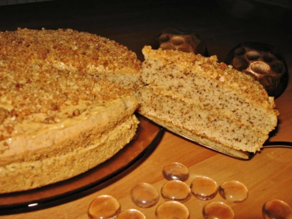 Krokant-Walnuss-Torte - Rezept mit Bild - kochbar.de