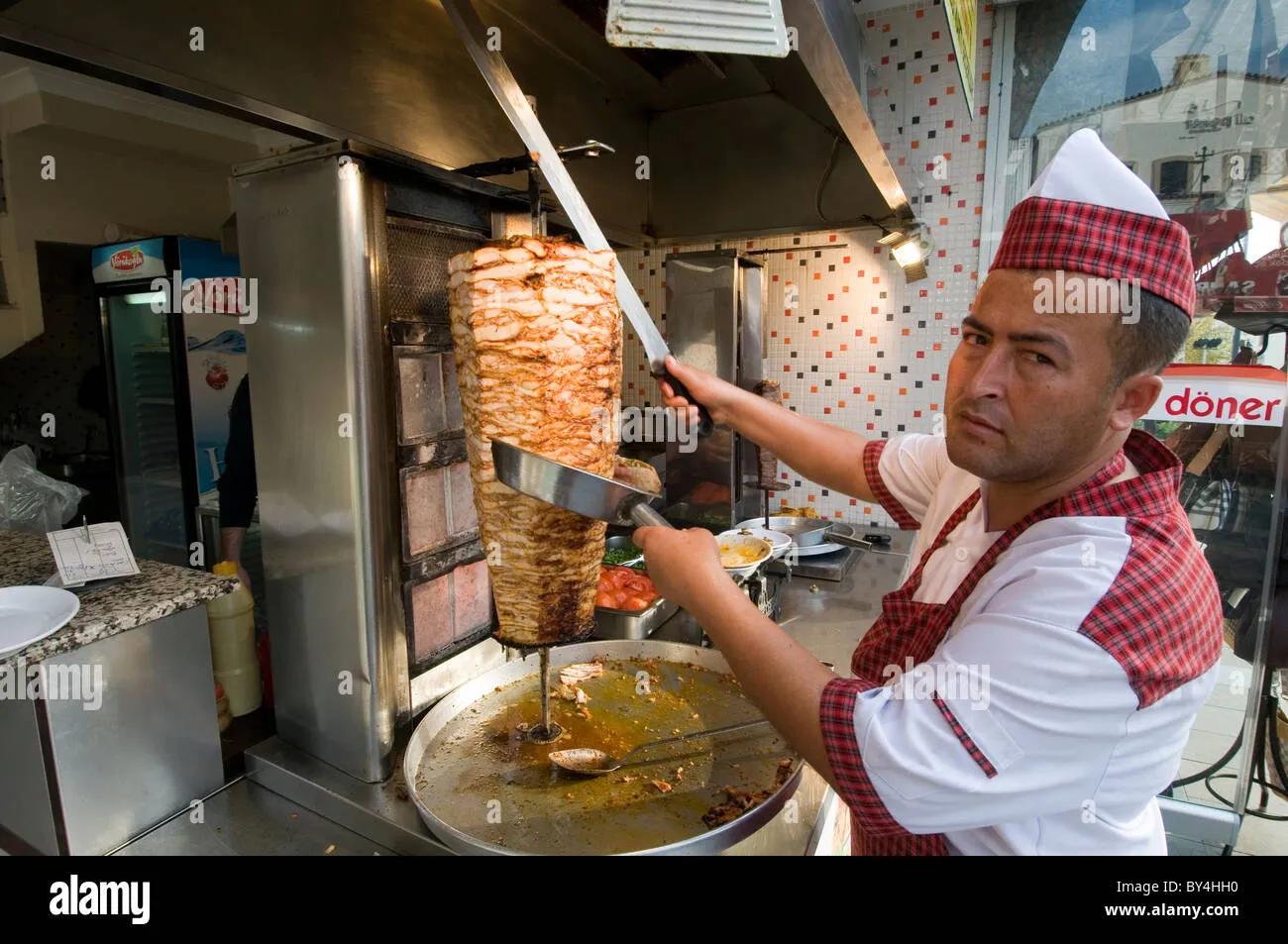 Döner Kebab Türkisch Türkei Döner Fleisch Restaurant essen Fastfood ...