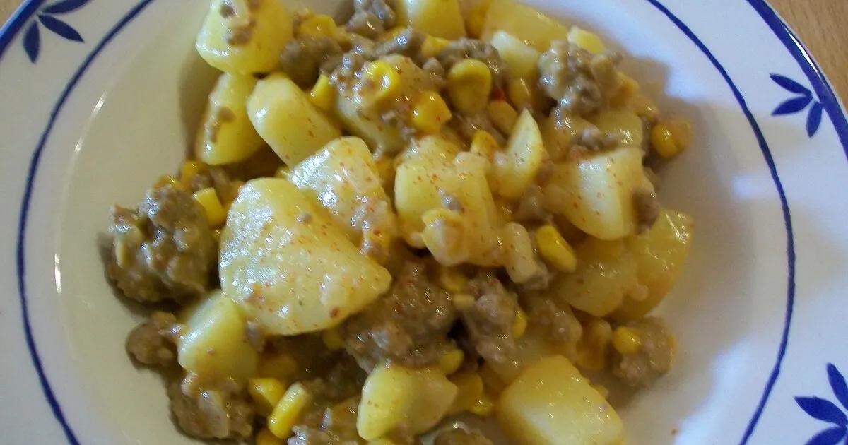Hackfleisch-Mais-Kartoffel-Topf - einfach &amp; lecker | DasKochrezept.de