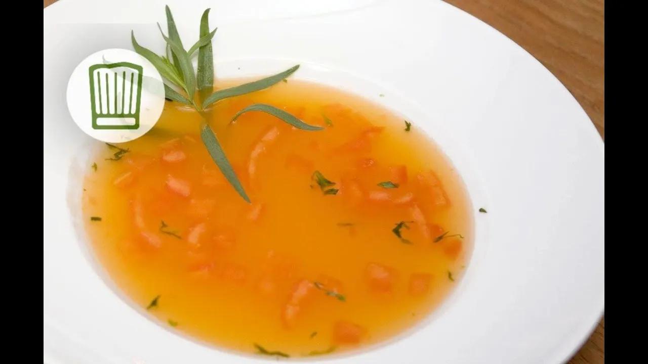 Klare Tomatenessenz #chefkoch - YouTube