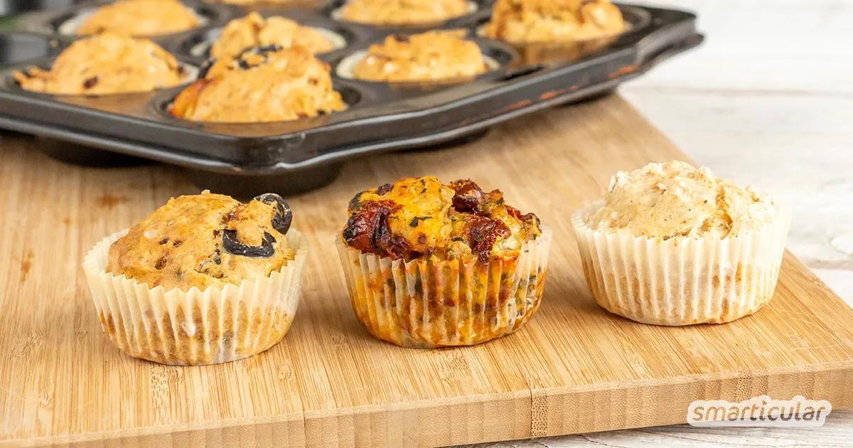 Herzhafte Muffins: Einfaches, variables Grundrezept für deftige Muffins ...
