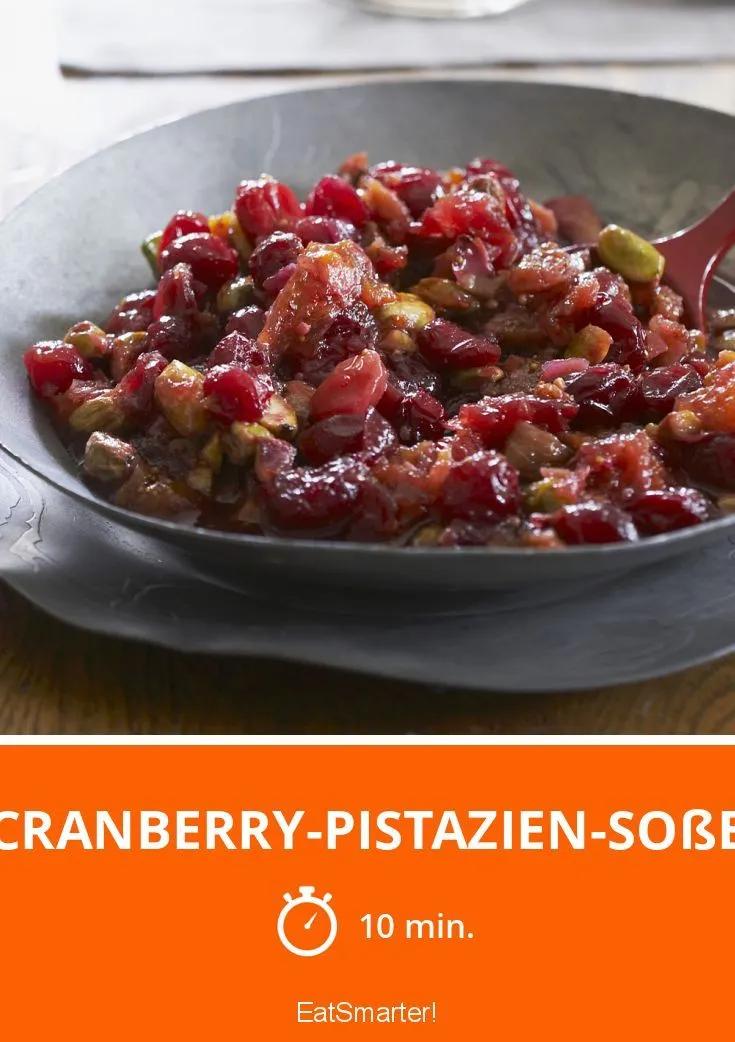 Cranberry-Pistazien-Soße | Rezept | Rezepte, Hauptspeise, Amerikaner rezept