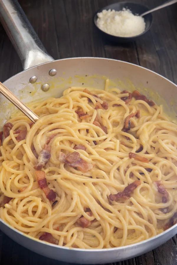 Authentic Spaghetti Carbonara Recipe - An Italian in my Kitchen