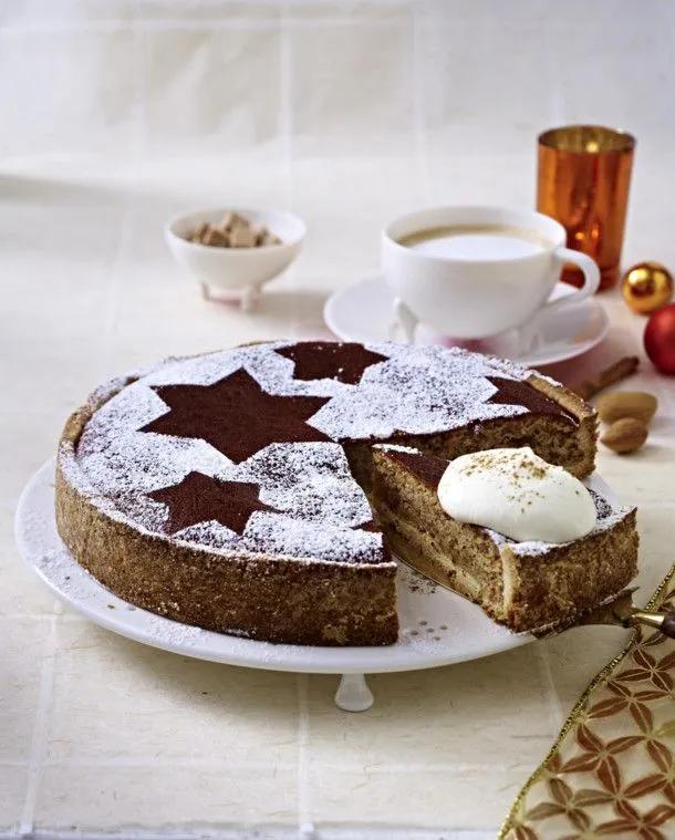 Zimtkuchen mit Mandeln | Rezept | Weihnachtskuchen rezepte ...