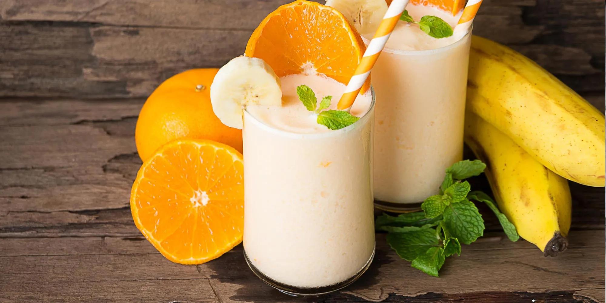 Orange Banana Smoothie Recipe | No Calorie Sweetener &amp; Sugar Substitute ...