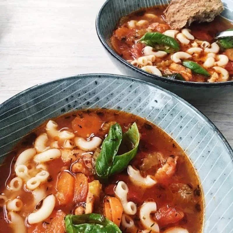 Italienische Suppe | Minestrone, Aftensmad, Italienske opskrifter