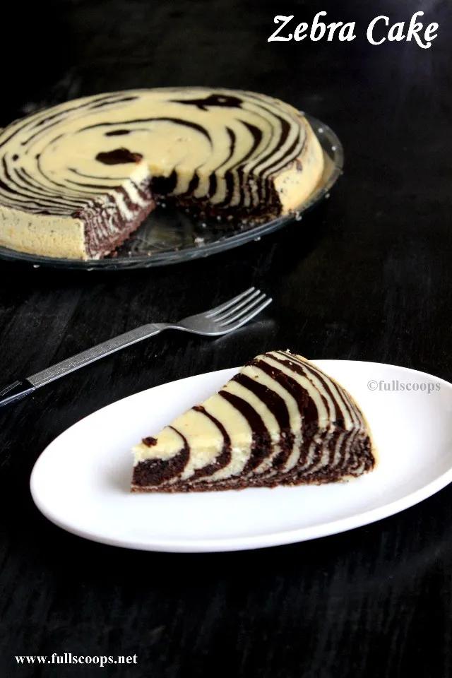 Zebra Cake | How to make a Zebra Cake ~ Full Scoops - A food blog with ...