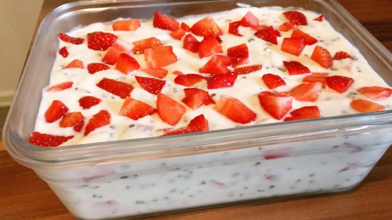 Erdbeer-Joghurtdessert - YouTube