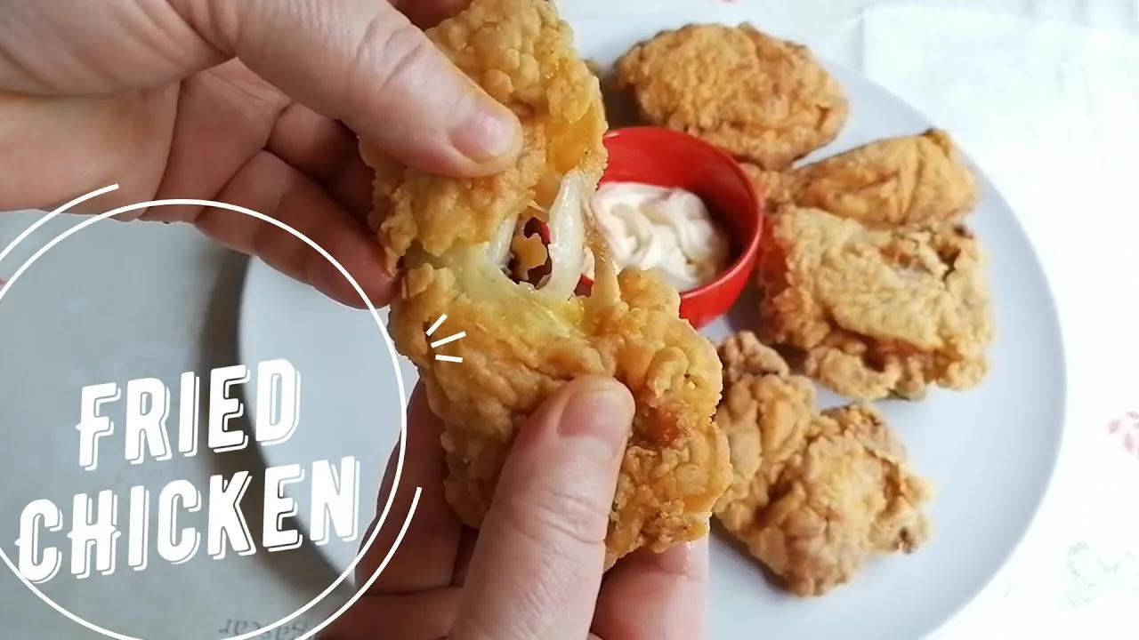 KFC style Fried Chicken - Frittiertes Hähnchen zum selber machen ...