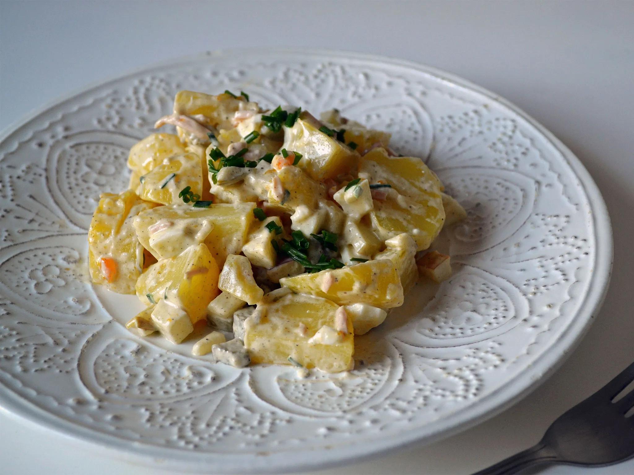 Sächsischer Kartoffelsalat mit Fleischsalat | Kitchen Stories