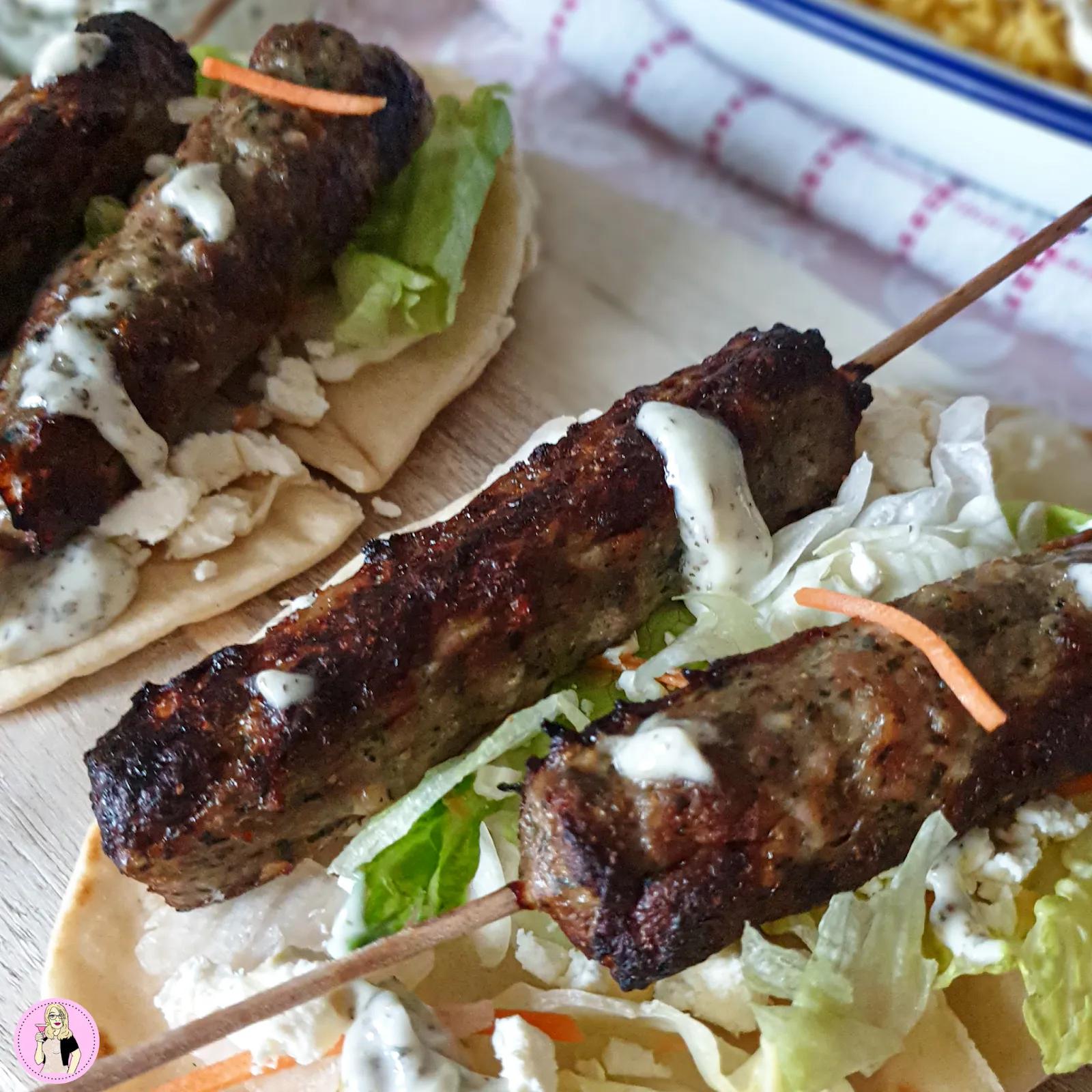 Lamb Kofta Kebabs Recipe | Slimming Fakeaway Recipe | Sugar Pink Food ...