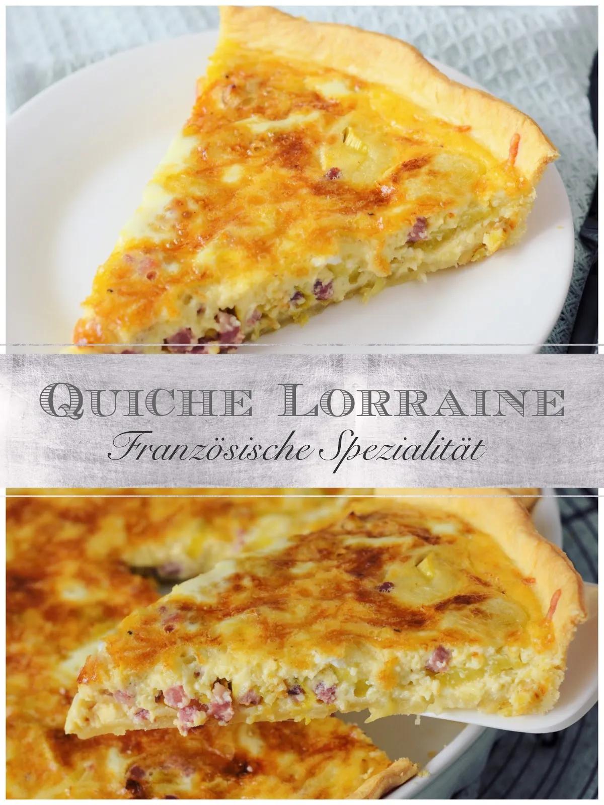 Quiche Lorraine - Lothringer Speckkuchen | Kessy Bona