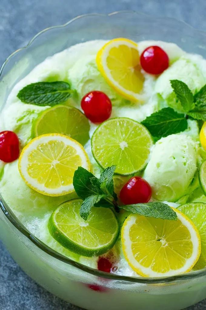 This lime sherbet punch is a cool and refreshing drink that&amp;#39;s full of ...